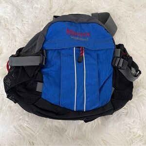 Marmot Blue and Gray Belt Bag